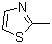 CAS # 3581-87-1, 2-Methylthiazole, 2-Methyl thiazole
