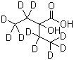 CAS 登录号：358731-27-8, 2-五氘代乙基-2-羟基-3,3,4,4,4-五氘代丁酸