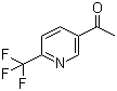 structure of CAS# 358780-14-0, 1-[6-(Trifluoromethyl)pyridin-3-yl]ethanone