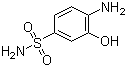 structure of CAS# 3588-76-9, 4-Amino-3-hydroxybenzenesulphonamide