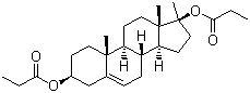structure of CAS# 3593-85-9, 美雄醇二丙酸酯
