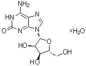 structure of CAS# 359436-55-8, 1,2-二氢-2-氧代腺苷水合物