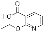structure of CAS# 35969-54-1, 2-Ethoxy-3-pyridinecarboxylic acid
