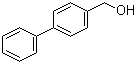 CAS # 3597-91-9, 4-Biphenylmethanol, 4-Phenylbenzyl alcohol