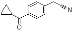 structure of CAS# 35981-67-0, 4-(环丙基羰基)苯乙腈