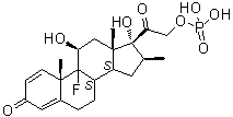 CAS 登录号：360-63-4, 倍他米松磷酸酯