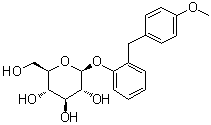CAS # 360775-96-8, Sergliflozin A, 2-[(4-Methoxyphenyl)methyl]phenyl beta-D-glucopyranoside