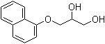structure of CAS# 36112-95-5, 3-(1-萘基氧基)-1,2-丙二醇