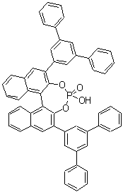 structure of CAS# 361342-55-4, (11bR)-4-羟基-2,6-二([1,1':3',1''-三联苯]-5'-基)-二萘并[2,1-d:1',2'-f][1,3,2]二氧杂磷杂卓 4-氧化物