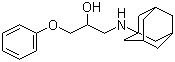 CAS # 36144-08-8, Mantabegron, 1-(Adamantan-1-ylamino)-3-phenoxypropan-2-ol, 1-Phenoxy-3-(tricyclo[3.3.1.1(3,7)]dec-1-ylamino)-2-propanol