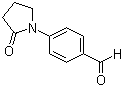 structure of CAS# 36151-45-8, 4-(2-Oxo-1-pyrrolidinyl)benzaldehyde