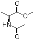 structure of CAS# 3619-02-1, N-乙酰基-L-丙氨酸甲酯