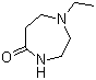 CAS # 3619-70-3, 1-Ethyl-[1,4]diazepan-5-one, 1-Ethylhexahydro-5H-1,4-diazepin-5-one