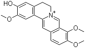 structure of CAS# 3621-38-3, Jatrorrhizine