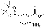 structure of CAS# 363185-87-9, 4-氨基-3-甲氧羰基苯硼酸频哪醇酯