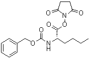 structure of CAS# 36360-62-0, 2,5-二氧代-1-吡咯烷基 N-[苄氧羰基]-L-正亮氨酸酯