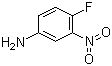 structure of CAS# 364-76-1, 4-氟-3-硝基苯胺