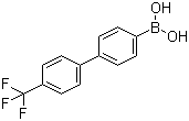 structure of CAS# 364590-93-2, 4'-(三氟甲基)联苯-4-硼酸