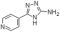 structure of CAS# 3652-17-3, 5-(吡啶-4-基)-4H-1,2,4-三唑-3-胺