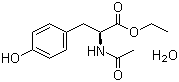 structure of CAS# 36546-50-6, Ethyl N-acetyl-L-tyrosinate hydrate