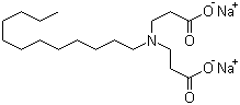 structure of CAS# 3655-00-3, 月桂亚氨基二丙酸二钠