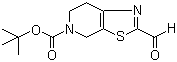 structure of CAS# 365996-10-7, 2-甲酰基-6,7-二氢噻唑并[5,4-c]吡啶-5(4H)-甲酸叔丁酯