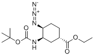 CAS # 365997-34-8, Edoxaban Impurity 78, ethyl (1S,3R,4S)-4-azido-3-[(2-methylpropan-2-yl)oxycarbonylamino]cyclohexane-1-carboxylate