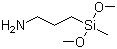 structure of CAS# 3663-44-3, 3-(Dimethoxymethylsilyl)propylamine