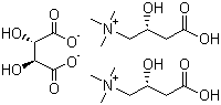structure of CAS# 36687-82-8, L-Carnitine-L-tartrate