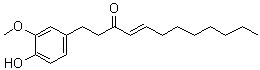 structure of CAS# 36700-45-5, [8]-Shogaol