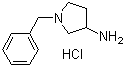 structure of CAS# 368429-76-9, 1-(苯基甲基)-3-吡咯烷胺盐酸盐