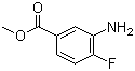 structure of CAS# 369-26-6, Methyl 3-amino-4-fluorobenzoate