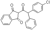 structure of CAS# 3691-35-8, 氯鼠酮