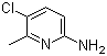 structure of CAS# 36936-23-9, 2-氨基-5-氯-6-甲基吡啶