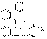 CAS # 369631-91-4, Phenyl 4-azido-4,6-dideoxy-2,3-bis-O-(phenylmethyl)-1-thio-beta-D-glucopyranoside