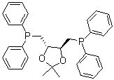 structure of CAS# 37002-48-5, (+)-4,5-Bis(diphenylphosphinomethyl)-2,2-dimethyl-1,3-dioxolane