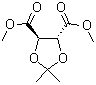structure of CAS# 37031-29-1, 2,3-O-异亚丙基-L-酒石酸二甲酯