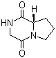 structure of CAS# 3705-27-9, Hexahydropyrrolo[1,2-a]pyrazine-1,4-dione