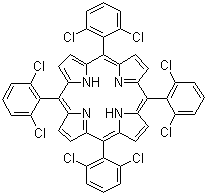 structure of CAS# 37083-37-7, 5,10,15,20-四(2,6-二氯苯基)卟吩