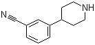 structure of CAS# 370864-72-5, 3-哌啶-4-基苯腈