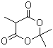 structure of CAS# 3709-18-0, 2,2,5-Trimethyl-1,3-dioxane-4,6-dione