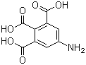 structure of CAS# 37141-01-8, 1-Aminobenzene-3,4,5-tricarboxylic acid