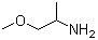 structure of CAS# 37143-54-7, 1-Methoxyisopropylamine