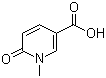 structure of CAS# 3719-45-7, 1-Methyl-6-oxo-1,6-dihydropyridine-3-carboxylic acid
