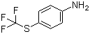 structure of CAS# 372-16-7, 4-(Trifluoromethylthio)aniline