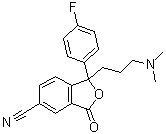 structure of CAS# 372941-54-3, 1-[3-(Dimethylamino)propyl]-1-(4-fluorophenyl)-1,3-dihydro-3-oxo-5-isobenzofurancarbonitrile