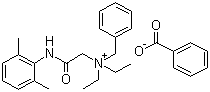 structure of CAS# 3734-33-6, 苯甲地那铵
