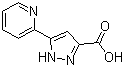 structure of CAS# 374064-02-5, 5-吡啶-2-基-1H-吡唑-3-羧酸