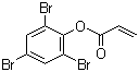 structure of CAS# 3741-77-3, 2,4,6-三溴苯丙烯酸酯
