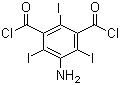 structure of CAS# 37441-29-5, 5-Amino-2,4,6- triiodisophthaloyl acid dichloride